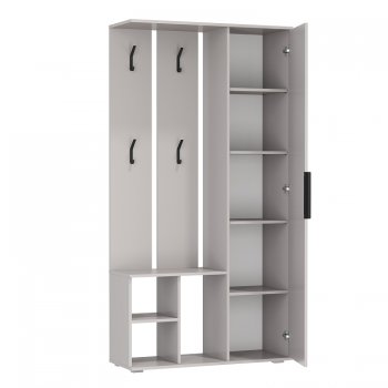 Прихожая Кармен-1 кашемир (Олмеко) в Ревде - revda.mebel-e96.ru