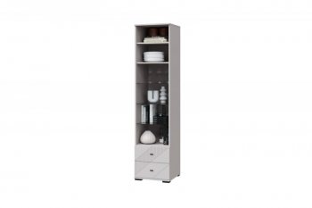 КАШЕМИР-гостиная Шкаф-витрина с 1ст.дв. и 2ящ. (МЛК) в Ревде - revda.mebel-e96.ru