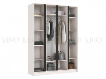 Шкаф 1600 мм 4-х створчатый Келвин кашемир (Миф) в Ревде - revda.mebel-e96.ru