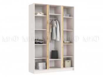 Шкаф 1500 мм 3-х створчатый Келвин кашемир (Миф) в Ревде - revda.mebel-e96.ru