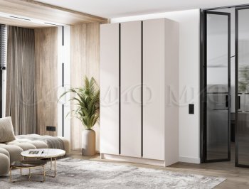 Шкаф 1200 мм 3-х ств. Келвин кашемир (Миф) в Ревде - revda.mebel-e96.ru