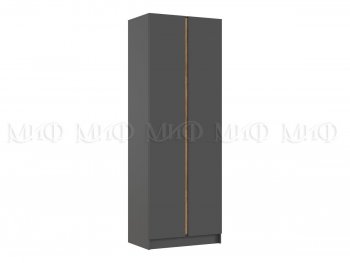 Шкаф 800 мм 2-х ств. Келвин графит  (Миф) в Ревде - revda.mebel-e96.ru