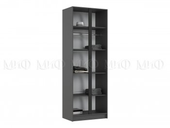 Шкаф 800 мм 2-х ств. Келвин графит  (Миф) в Ревде - revda.mebel-e96.ru