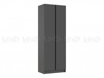 Шкаф 800 мм 2-х ств. Келвин графит  (Миф) в Ревде - revda.mebel-e96.ru