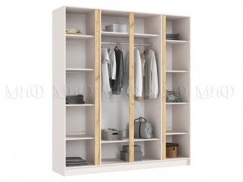 Шкаф 2000 мм 4-х ств. Келвин кашемир (Миф) в Ревде - revda.mebel-e96.ru