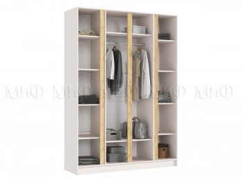 Шкаф 1600 мм 4-х створчатый Келвин кашемир (Миф) в Ревде - revda.mebel-e96.ru