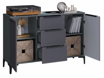 Комод Кимберли графит (Handis) в Ревде - revda.mebel-e96.ru