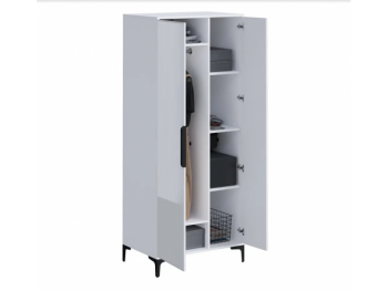 Шкаф 800 мм 2-створчатый Кимберли белый (Handis) в Ревде - revda.mebel-e96.ru