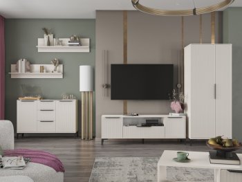 Стенка Кимберли кашемир, модульная (Handis) в Ревде - revda.mebel-e96.ru