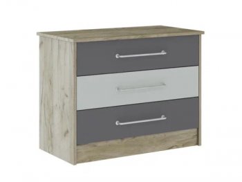 Комод Колибри Лофт серый (Текс) в Ревде - revda.mebel-e96.ru