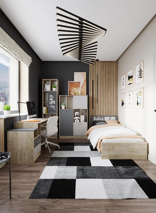 Набор детской мебели Колибри Лофт серый (Текс) в Ревде - revda.mebel-e96.ru