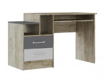 Стол письменный Колибри Лофт серый (Текс) в Ревде - revda.mebel-e96.ru