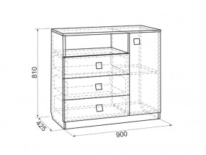 Комод Энерджи (900) в Ревде - revda.mebel-e96.ru