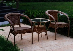Комплект садовой мебели (стул RC16/стол RT 206) Коричневый в Ревде - revda.mebel-e96.ru