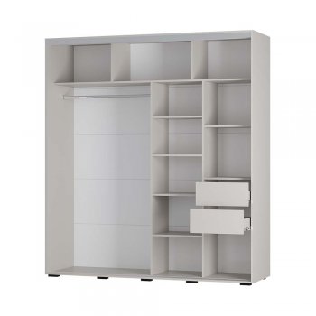 Шкаф-купе Крафт-6 кашемир 2000 мм (БТС) в Ревде - revda.mebel-e96.ru