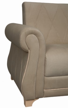 Кресло для отдыха Порто (велюр текстура латте / микровельвет крем) в Ревде - revda.mebel-e96.ru