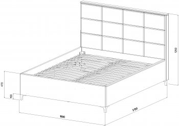 Кровать с подъемным механизмом Мега беж (Лин) в Ревде - revda.mebel-e96.ru