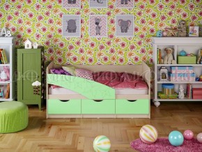 Кровать Бабочки (Салатовый матовый) 1600 в Ревде - revda.mebel-e96.ru
