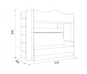 Кровать-чердак СИТИ в Ревде - revda.mebel-e96.ru