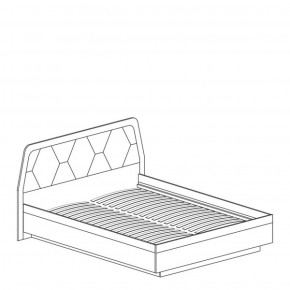 Кровать двуспальная 1600 Дели 75 (яна) в Ревде - revda.mebel-e96.ru