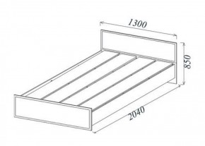 Кровать Классика 1200 в Ревде - revda.mebel-e96.ru