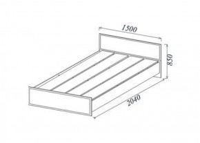 Кровать Классика 1400 в Ревде - revda.mebel-e96.ru