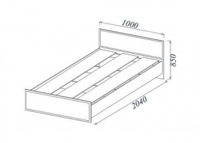 Кровать Классика 900 в Ревде - revda.mebel-e96.ru