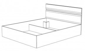 Кровать двуспальная Ненси (Гор) в Ревде - revda.mebel-e96.ru