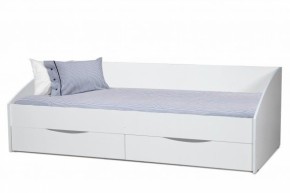 Кровать одинарная Фея - 3 симметричная New белая (Олм) в Ревде - revda.mebel-e96.ru | фото