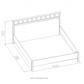 Кровать Шерлок Люкс 1200 ясень анкор светлый 1200*2000 в Ревде - revda.mebel-e96.ru