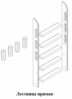 Кровать Сонечка 2-х ярусная (модульная) в Ревде - revda.mebel-e96.ru