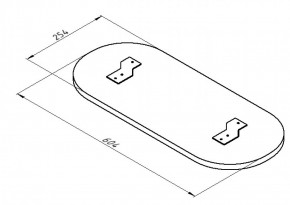 Кровать Соня-4 (700*1600) Дуб Сонома в Ревде - revda.mebel-e96.ru