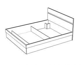 Кровать Вегас 1600 + ортопед. основание (Гор) в Ревде - revda.mebel-e96.ru