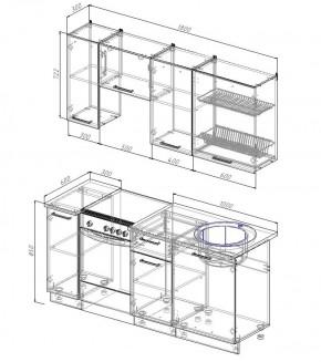 Кухонный гарнитур Лада 1800 в Ревде - revda.mebel-e96.ru