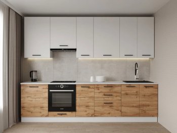 Кухонный гарнитур высокий Лада 3000 мм (Санвут) в Ревде - revda.mebel-e96.ru