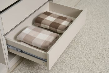 Гардеробная/шкаф 3200 мм Ларго №2 открытая Кашемир (Миф) в Ревде - revda.mebel-e96.ru