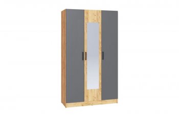 Шкаф 1200 мм Ларс крафт/графит (Микон) в Ревде - revda.mebel-e96.ru