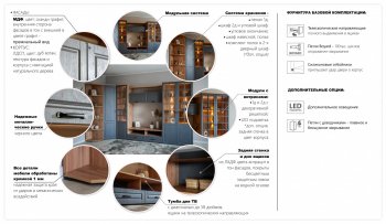 Шкаф 960 мм Лацио графит (Имп) в Ревде - revda.mebel-e96.ru