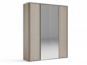 Шкаф 1950 мм 4-х дверный Лацио  (СБК) в Ревде - revda.mebel-e96.ru