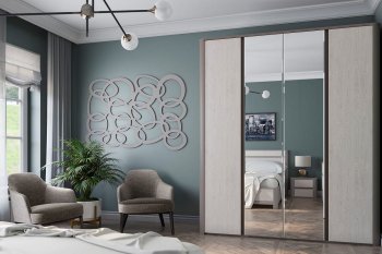 Спальный гарнитур Лацио, модульный (СБК) в Ревде - revda.mebel-e96.ru