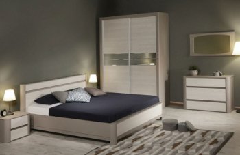 Спальный гарнитур Лацио, модульный (СБК) в Ревде - revda.mebel-e96.ru