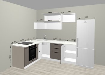 Угловой кухонный гарнитур Санвут 1516х2100 мм в Ревде - revda.mebel-e96.ru