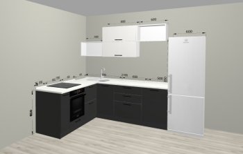 Угловой кухонный гарнитур Санвут 1516х2100 мм в Ревде - revda.mebel-e96.ru
