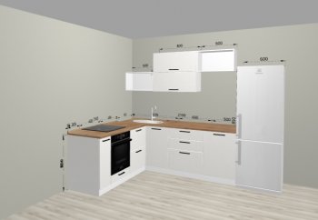 Угловой кухонный гарнитур Санвут 1516х2100 мм в Ревде - revda.mebel-e96.ru