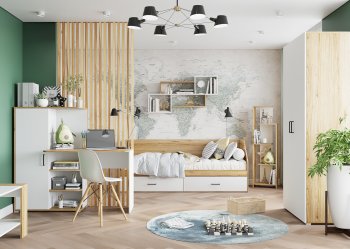 Набор детской мебели Лайт, модульный комп.2 (Гор) в Ревде - revda.mebel-e96.ru