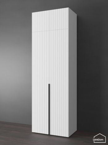Шкаф с антресолью 800 мм Linnea MHR-2A-2 2450х800х510 (Белый-М 11.1.2) в Ревде - revda.mebel-e96.ru