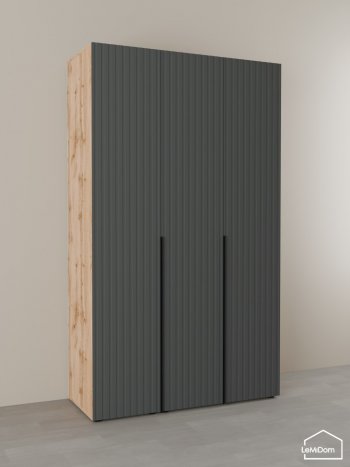 Шкаф с антресолью 1200 мм Linnea MHR-3A-2 2450х1200х510 (ДВ-М 11.1.25) в Ревде - revda.mebel-e96.ru