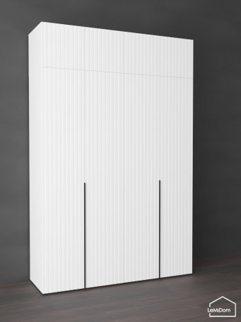Шкаф с антресолью 1600 мм Linnea MHR-4A-1 2450х1600х510 (Белый-М 11.1.2) в Ревде - revda.mebel-e96.ru