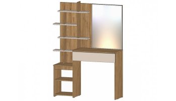 Стол туалетный Ленора вотан/Кашемир (Лин) в Ревде - revda.mebel-e96.ru