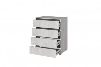 Комод Лиана графит (Зарон) в Ревде - revda.mebel-e96.ru